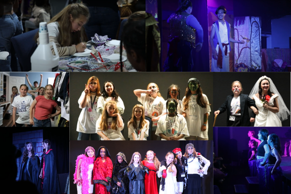 Students participating in arts-based community event at JDS Creative Academy