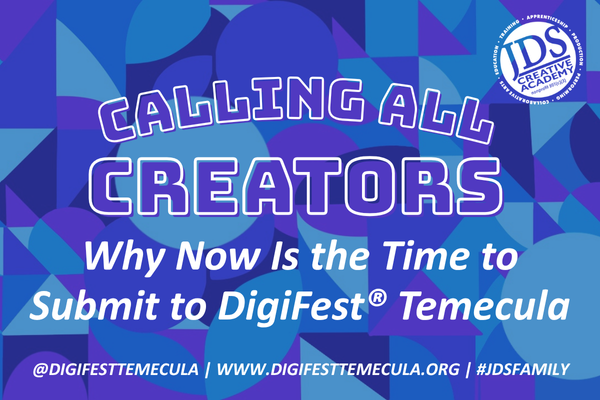 DigiFest Temecula 2025 call for submissions banner — filmmakers, designers, animators, photographers and podcasters invited to submit work for the festival’s 10th anniversary.