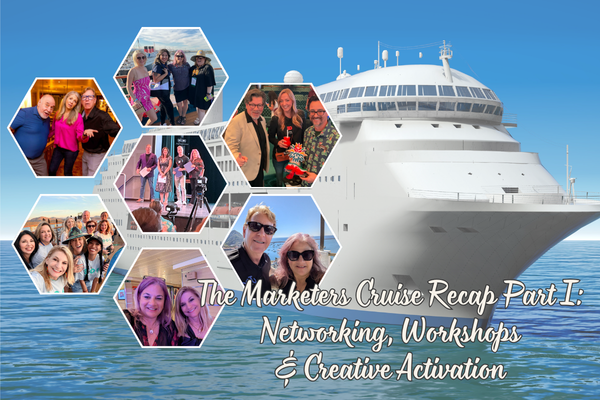 JDS Creative Academy team networking and engaging in creative activities on the Arts Across America Marketers Cruise