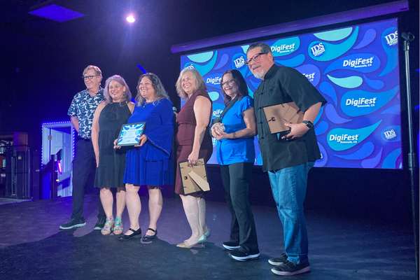 Excited attendees watching film screenings and digital art installations at DigiFest® Temecula 2026